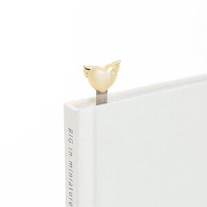 Metalmorphose 3D WINGED HEART (GOLD) BOOKMARK